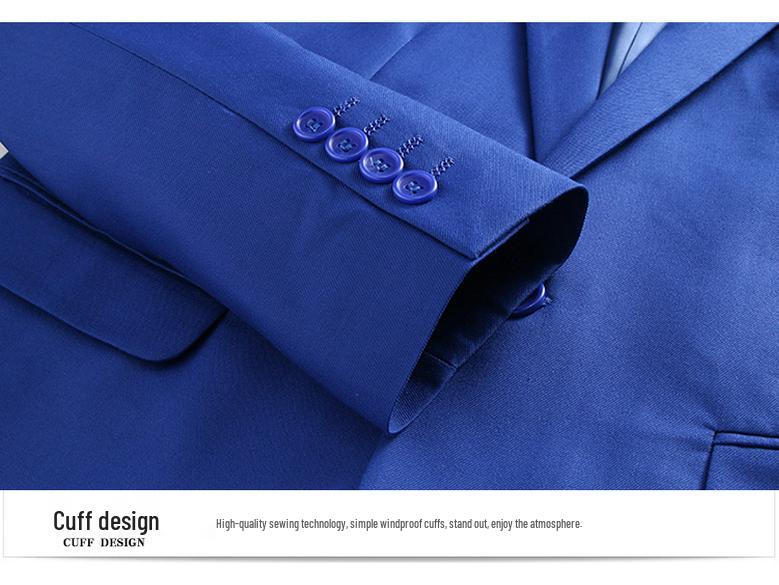 Herren Übergröße Zweireiher Britischer Slim Fit Anzug