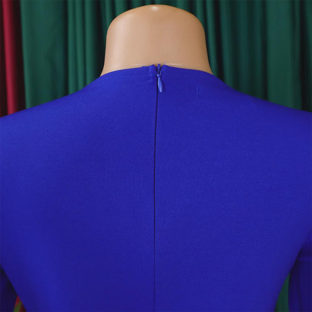 Automne 2024 Robe élégante à col en V et jupe crayon pour femmes