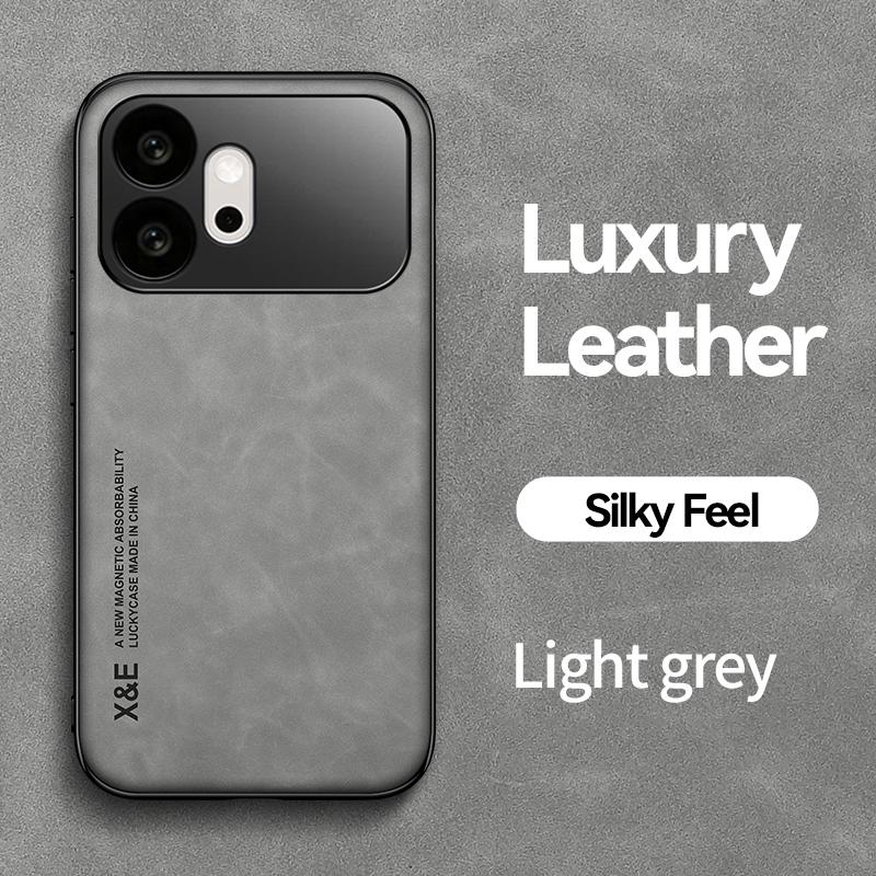KEYSION Luxus Retro PU-Leder Handyhülle für HONOR 600 Pro 5G Silikon+PC Stoßfeste Handy-Rückabdeckung für Huawei Honor 600 5G