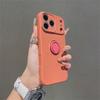 For iPhone 17 Air 16 15 14 13 Plus Pro Max With Ring Holder Stand Shockproof Case colorful luxury Silicone Soft Back Cover