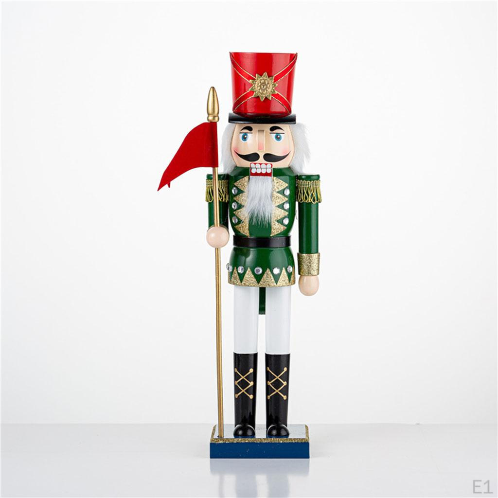 15'' Christmas Nutcracker Soldier Puppet for Tabletop Party Decoration