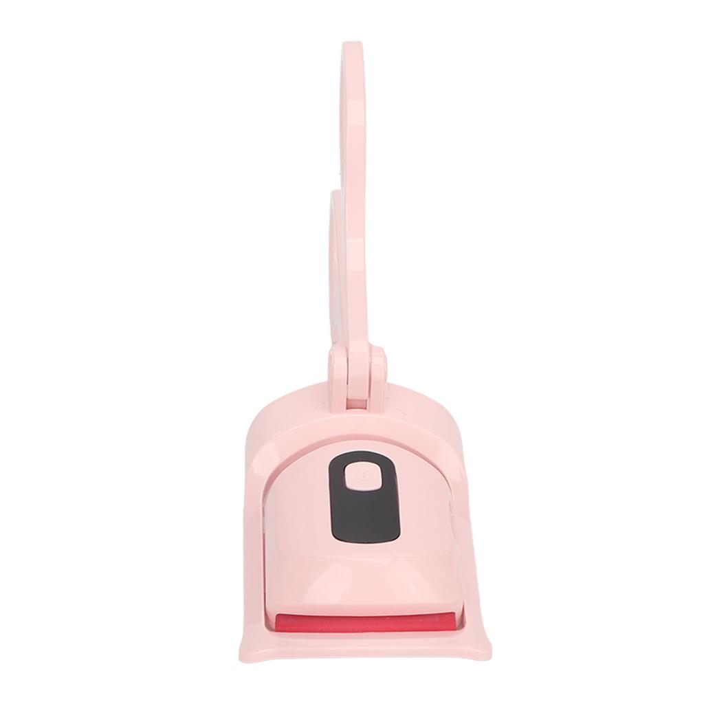Pink Electric Heating Eyelash Curler 3 Gear Type C LCD Rechargeable Temperature Heated Eyelash Curler