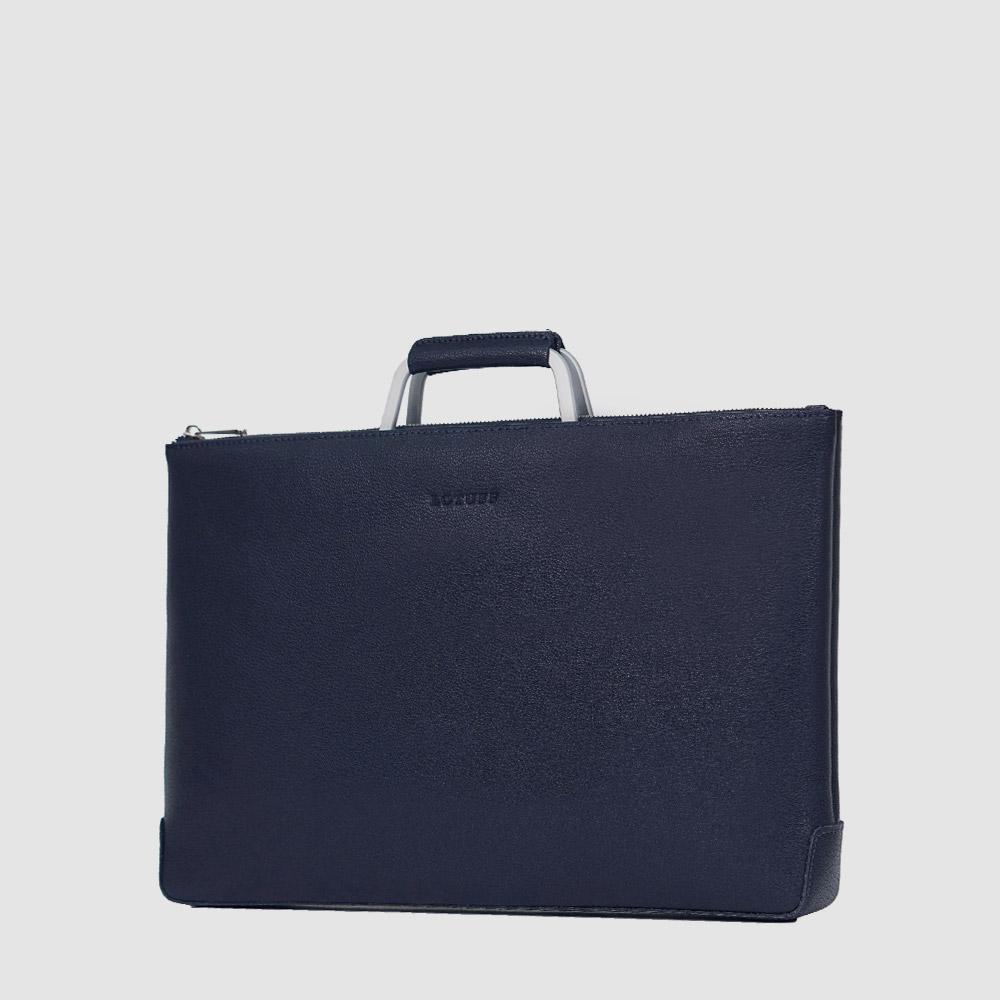 Lotuff Men'S Briefcase Lo-1218-L Nv Navy