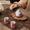 190ml Creative Auspicious Fish Pattern Teapot Small Dragon Egg Pot Tea Set Kit Boutique 1 Pot 2 Cups Tea Maker Organizer Craft