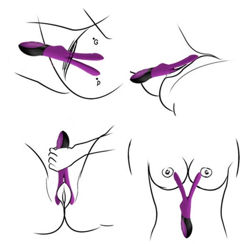Wasserdichtes Multispeed-Multifunktions-Vibrations-Sexspielzeug mit zwei Motoren, Kaninchen-Vibrator, G-Punkt-Massagegerät