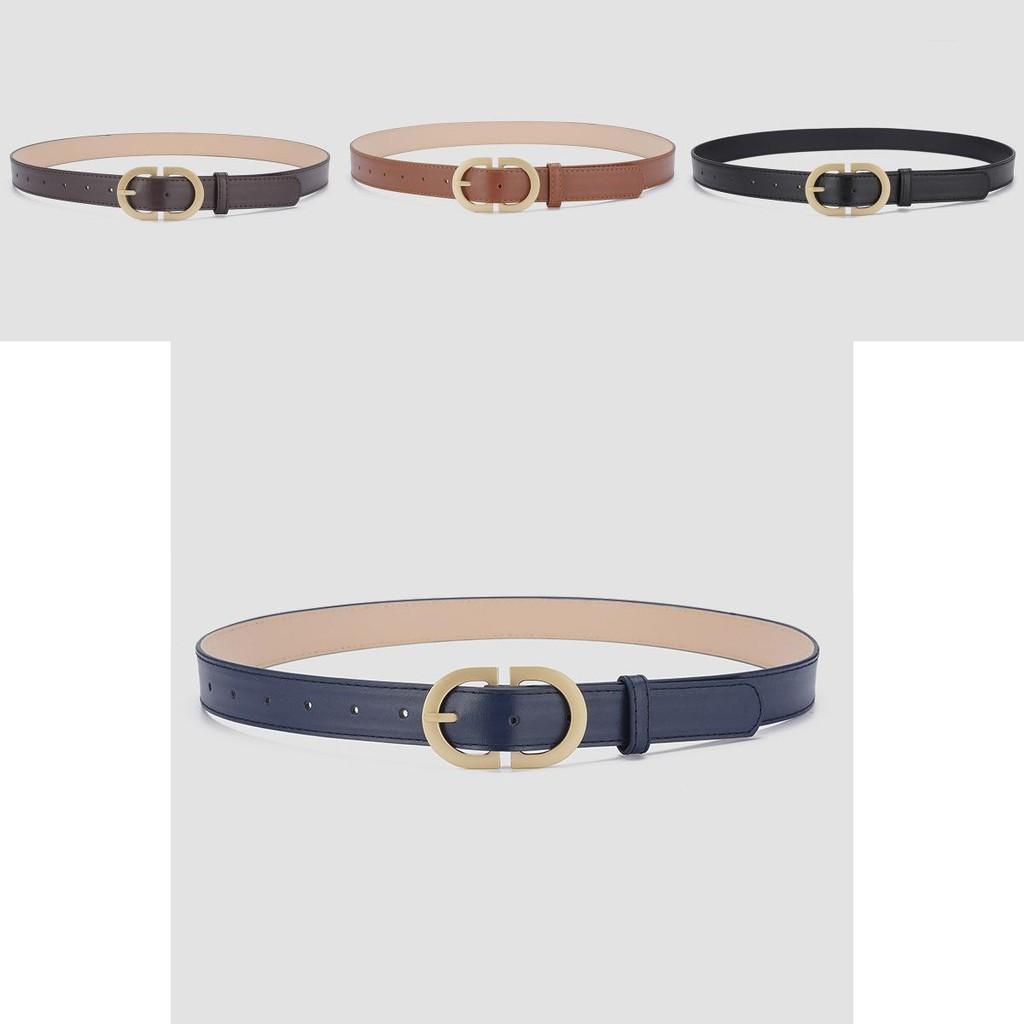 Trendy Minimalist Women's Pu Leather Belt Unique Fashionable Color Options Available