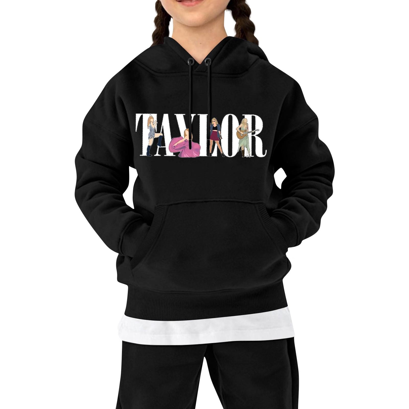 

Детская толстовка с капюшоном и градиентным принтом, с длинными рукавами, свободные женские толстовки, толстовки 110 чёрный