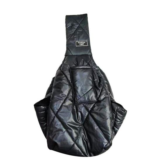 

Сумка-переноска для домашних животных, удобная сумка на одно плечо, карман для переноски собак и кошек для путешествий на открытом воздухе чёрный