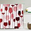 Bathroom Curtain Modern Simple Pattern Home Decor Waterproof Polyester Shower Curtains Bath Screen 180*180Cm & 180*200Cm
