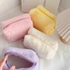 Plush Makeup Bag Lovely Soft Plush Fluffy Makeup Bag Fluffy Makeup Bag Portable Cosmetics Bag for Gi