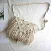 Handgefertigte Baumwollgewebte Gestrickte Quasten Umhängetasche Vintage Schulter Umhängetasche Damenmode Strand Sommer Handtaschen 2023 Tasche
