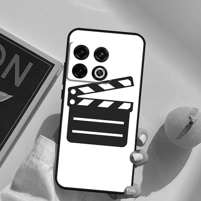 Cute Film Movie maker Clapper board Case For OnePlus 13R 12R 10R 13T 10T 11 12 13 15 OnePlus Nord 5 CE 2 3 4 Lite N20 N30 Cover