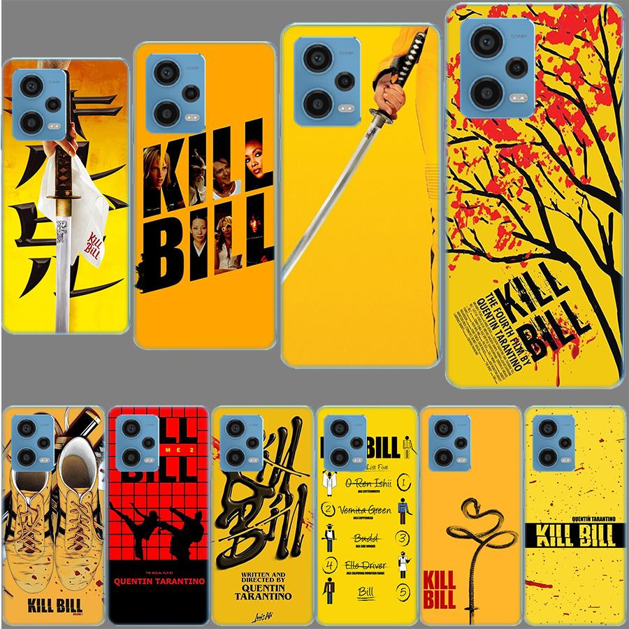 Kill Bill Handyhülle Für Redmi Note 13 12 14 15 Pro Plus 13R 11 11T 11E 11S 10 Pro 10S 9 9S Hülle Handy Klar TPU Capa Cases Shoc