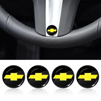 Gzhx7 Car Stickers Dedicated Key Shell Emblem Paster For Silverado Impala Malibu Equinox Cruze Camaro Blazer Spark Aveo