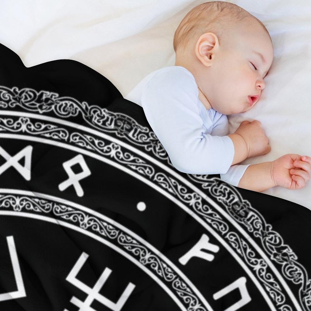 Vegvisir Throw Blanket Plaid On the Sofa Heavy Luxury St Giant Sofa Blankets