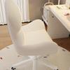 Cute Bedroom & Dorm Study Chair Ergonomic Vanity Chair for Women - Height Adjustable 360° Swivel Desk Chair with Lumbar Support