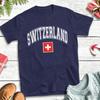 Man T Shirt Switzerland Swiss Flag (2) T-Shirts Harajuku  Summer Tee Shirt Funny Cotton Clothes Gift
