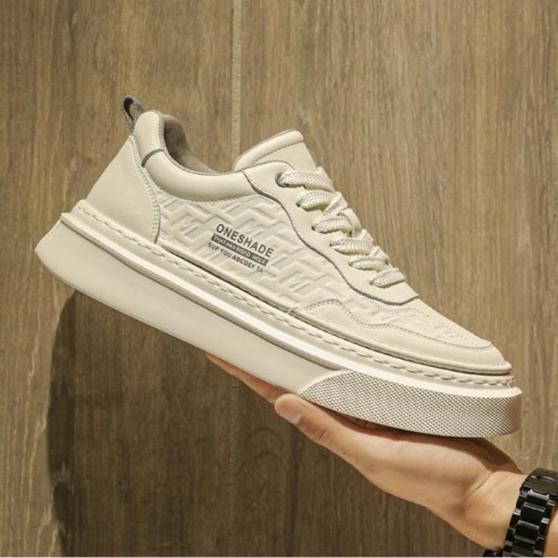 Fashion Fashion Leather Casual Sneakers for Men Designer Soft-soled Men's Board Shoes Spring Autumn Outdoor Sports Zapatos De Hombre