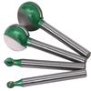 Green / Silver Routet Bit Hard Alloy Lubricated Round