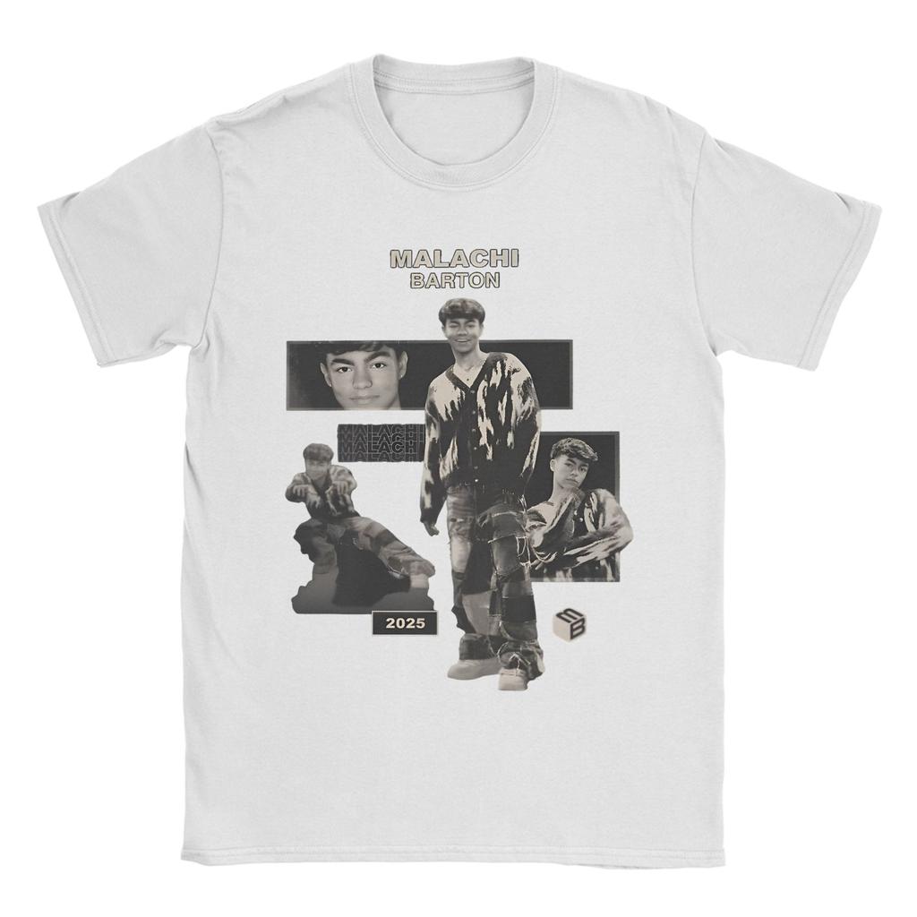 2026 Malachi Barton American Actor Mens Casual TShirt Round Neck Trendy Fashion Short Sleeve TShirt