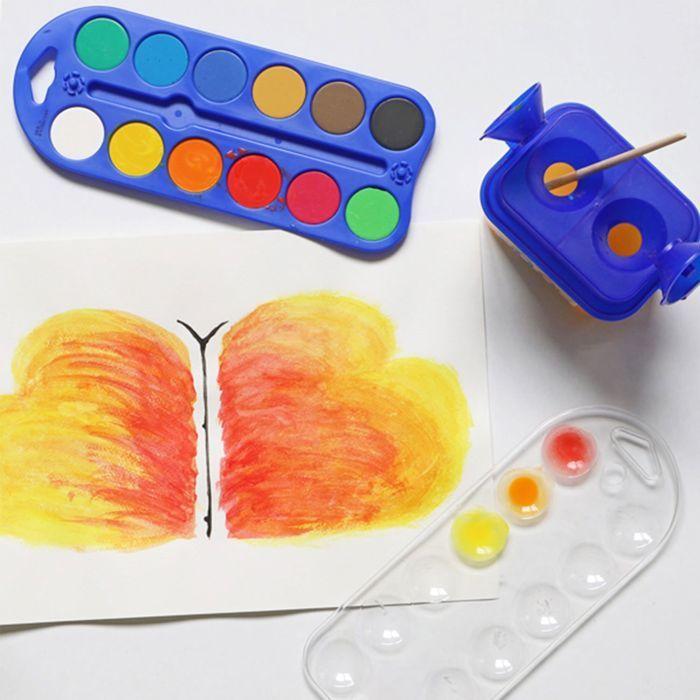 12-color Watercolor Palette Ø 30 Mm