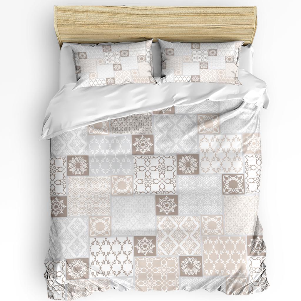 3-teiliges Bettwäsche-Set Marokko Heimtextil Bettbezug Kissenbezug Junge Kind Teenager Mädchen Bettwäsche Bezüge Set