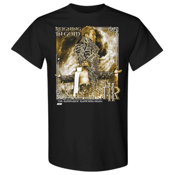 Kazuchika Okada  Reigning in Gold AEW Official TShirt Unisex T-Shirt XXXXL