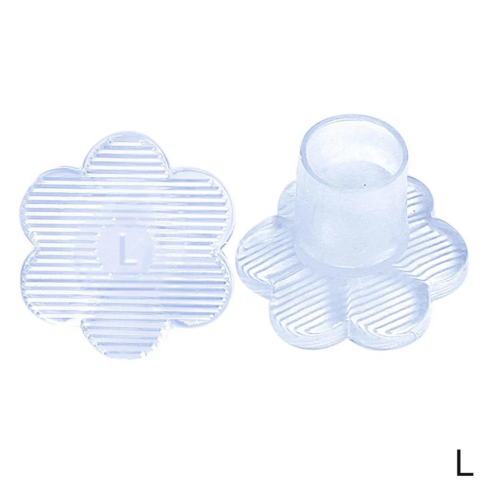 2 peças Protetores Antiderrapantes para Salto Alto Capas Protetoras para Salto Alto Redondos Rolhas Protetoras Desgastáveis Silenciosos Capa de Salto Acessório à Prova de Choque