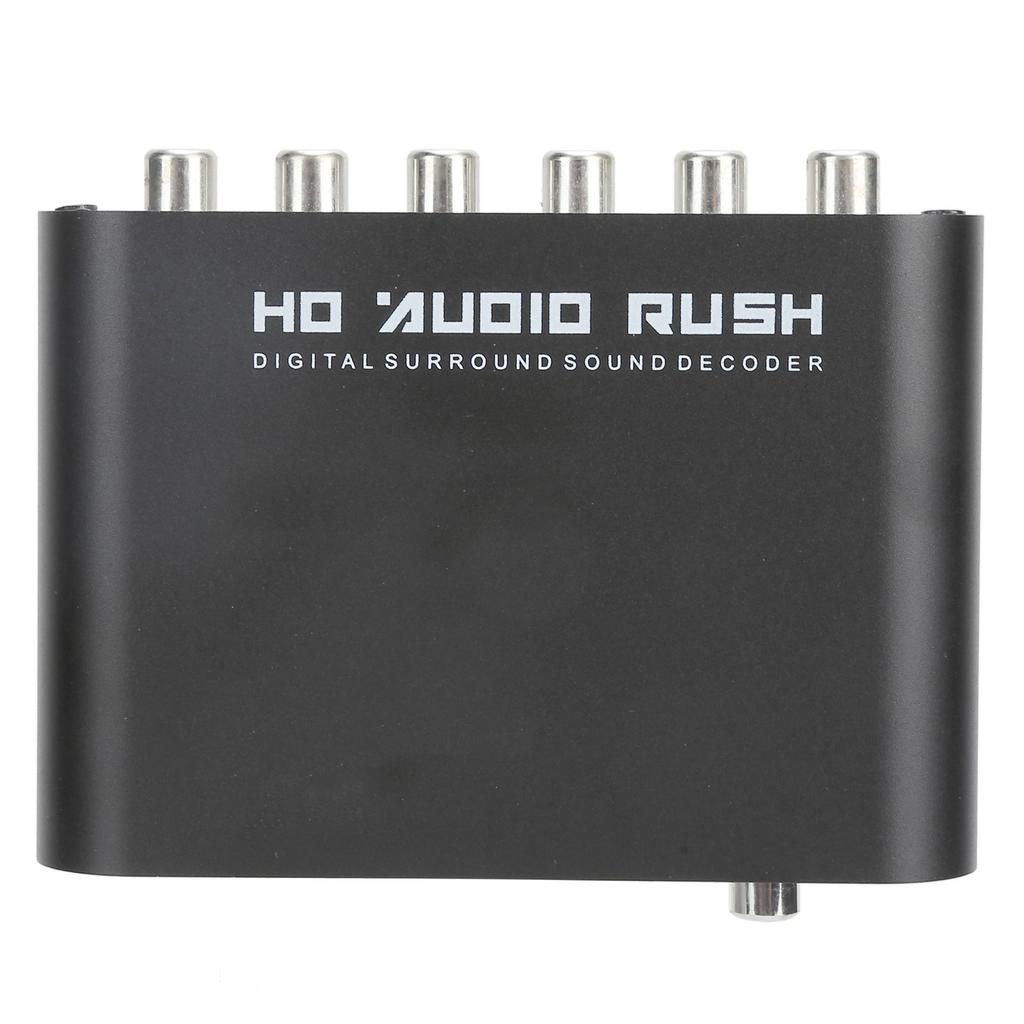 5.1CH DTS Converter AC‑3 Audio Decoder Digital Optical Coax to Analog Audio for Home   Concert Hall   Cinema