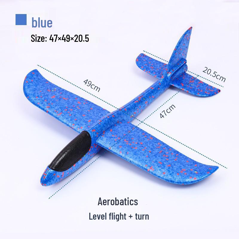 Upgraded Foam Hand-Thrown Glider - Lightweight Model Airplane for Outdoor Play