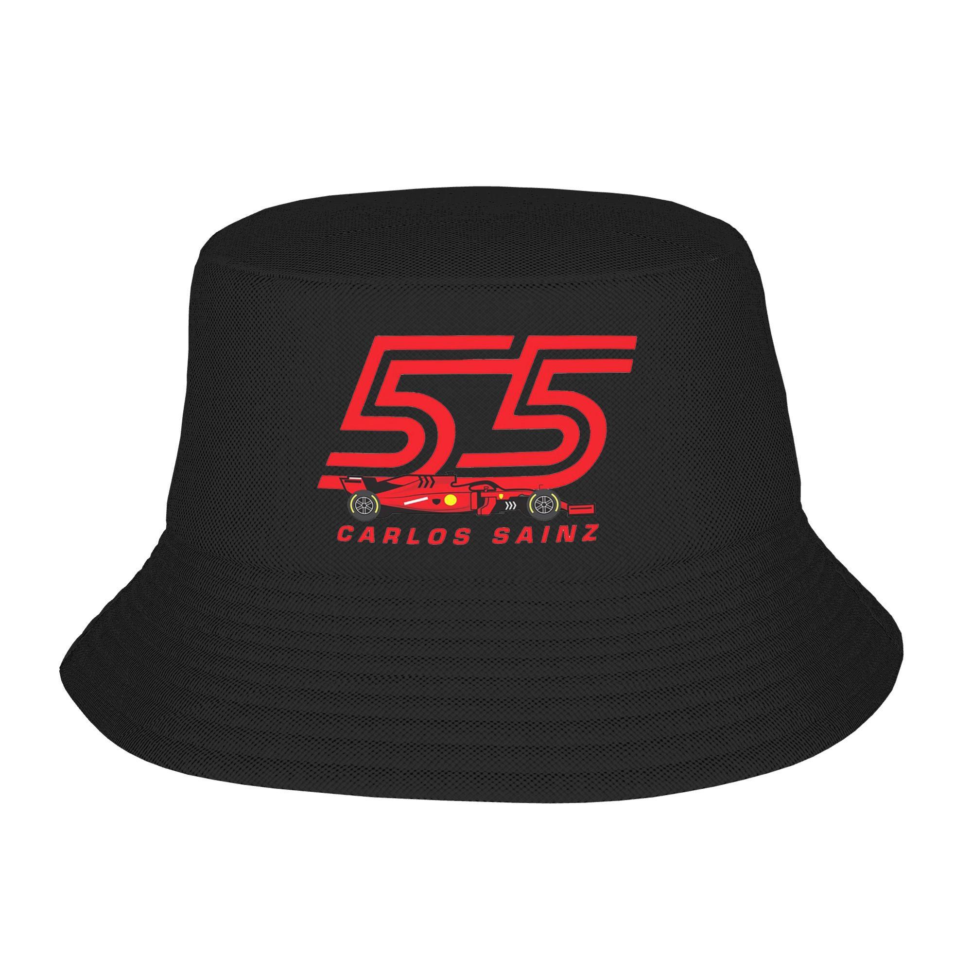 

Carlos Sainz Jr F1 Signature Graphic Bucket Hat Panama Bob Hats Outdoor Reversible For Summer Beach Fishing Unisex Fisherman Cap One Size
