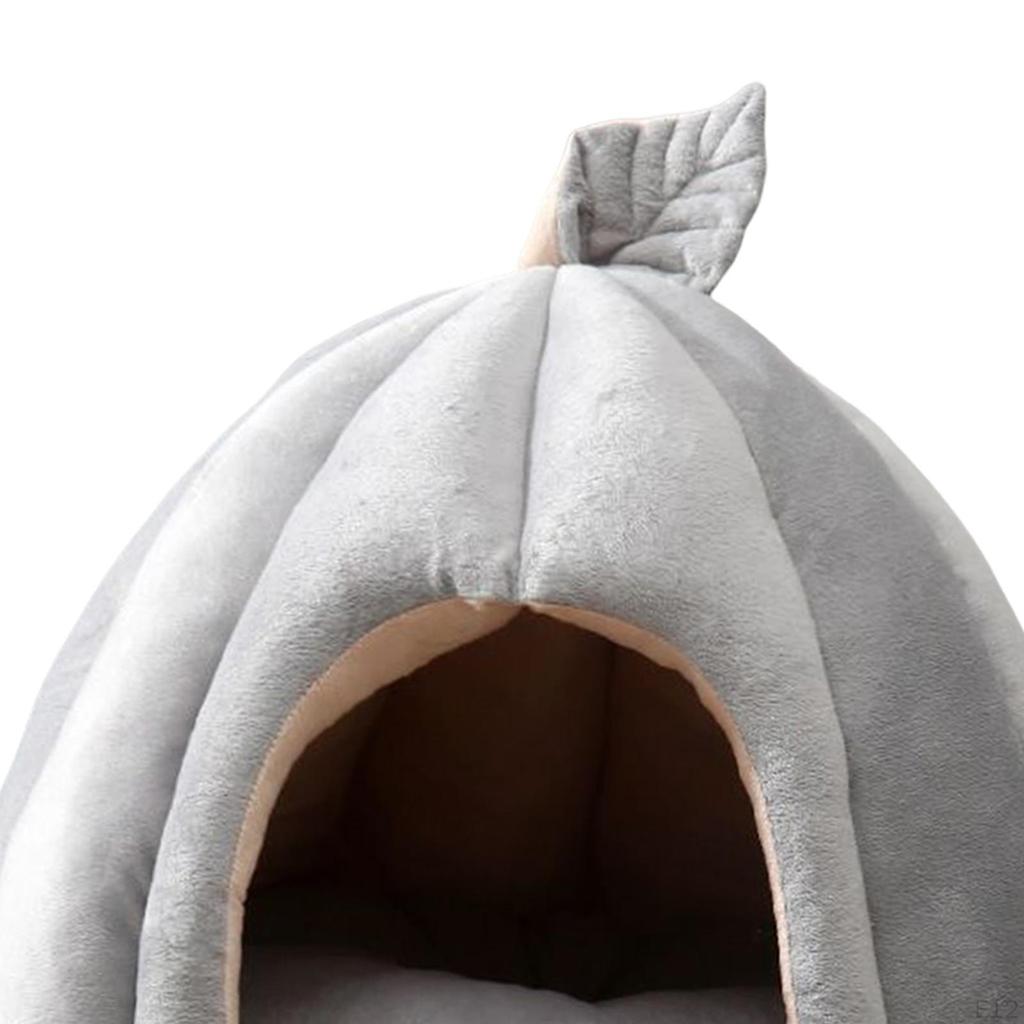 Cat Warm House Dog Tent Nest Removable Cushion Cave Pet Bed for Indoor Cats
