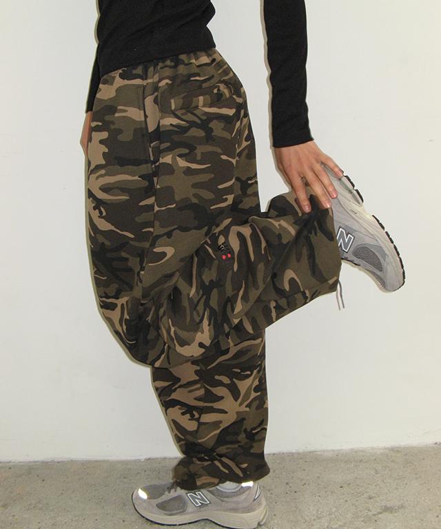 RONRON Mini Logo Balloon Pants Camouflage