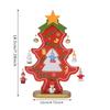 Desktop Christmas Tree Decoration Ornaments Mini Stereo Wooden Christmas Tree Scene Layout Christmas Tabletop Fireplaces