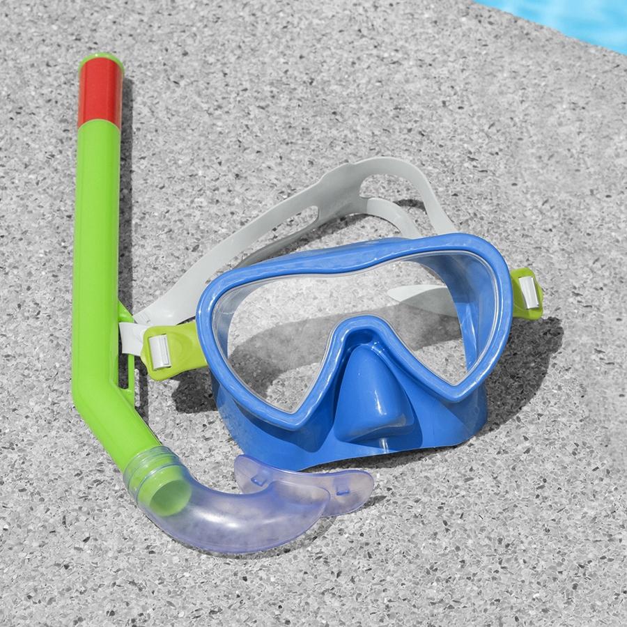 [PACZA][5] Children's diving set Mask + Snorkel Bestway 24036 BLUE K183N