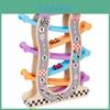 Six Layer Track Car Wooden Building Toy For Kids Intelligence And Fine Motor Skills