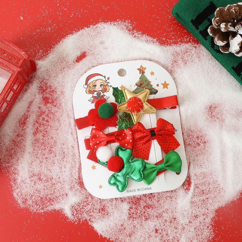 Santa Claus Hair Clips: Adult & Children's Christmas Antler Accessories