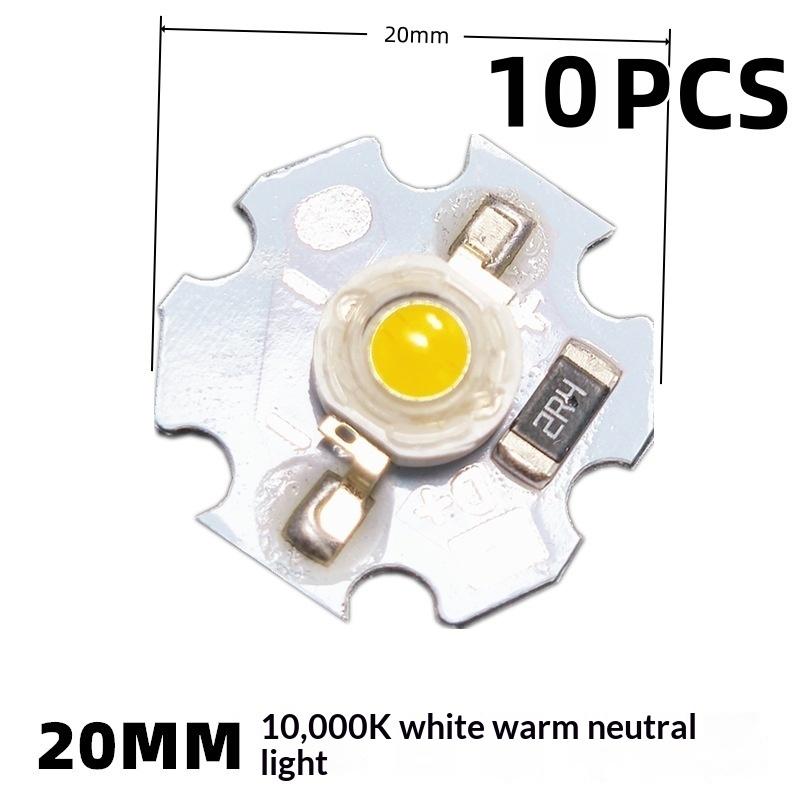 5/10Pcs 16mm 20mm LED Lamp Board 1W 3W 5V 12V - Warm Neutral White Spotlight Downlight Sunset Light Single Color