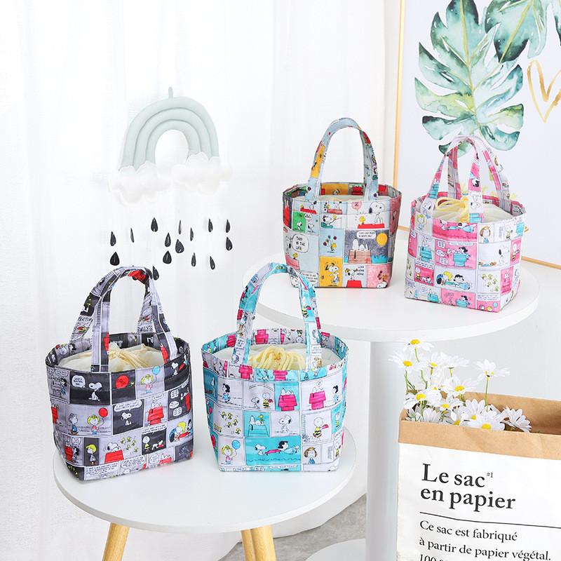 Bag Insulated Lunch With Drawstring For Outings And Picnics