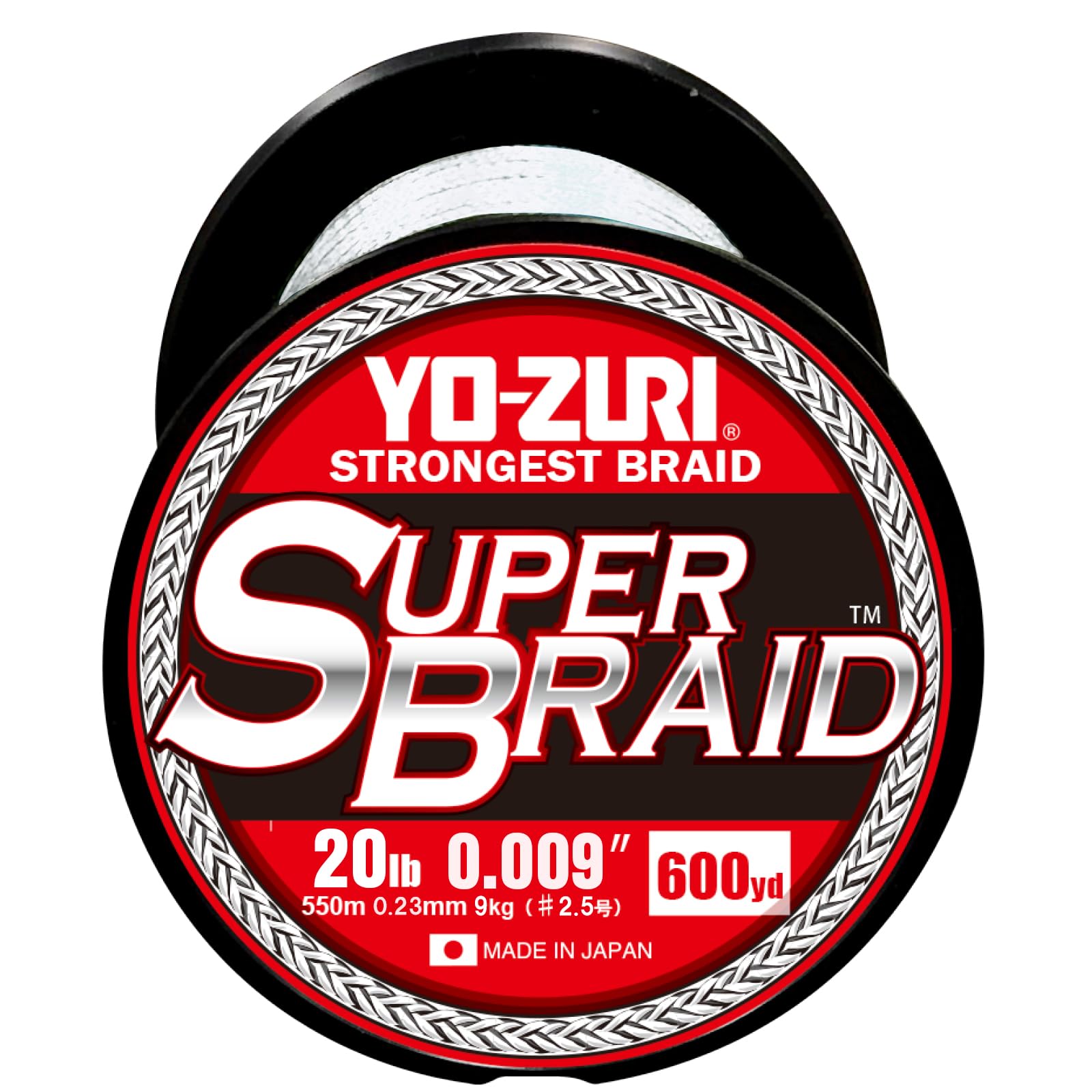 

Плетенка PE Super Braid 600 ярдов 20 фунтов Белый YO-ZURI Цвет белый