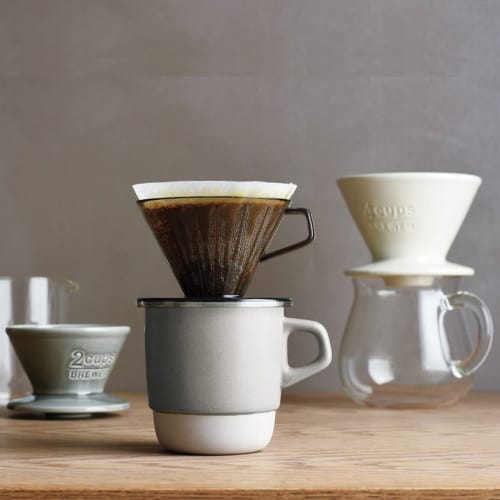 KINTO SCS 2-cup Plastic Coffee Brewer, Dishwasher Safe, 27649