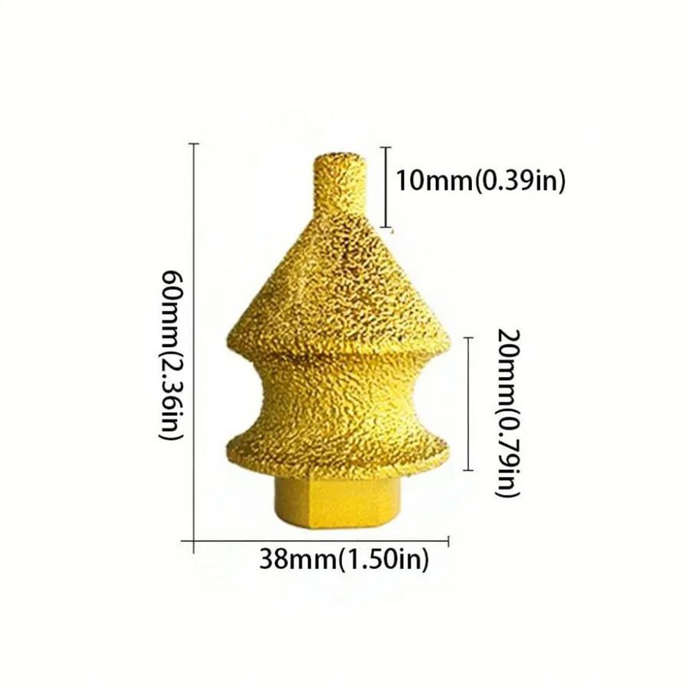 M10 Tile Chamfering Drill Bit Grinding Wheel M10 Thread Tool Screw Countersink Bit Diamond Beveling Chamfer Bit For Granite Cut