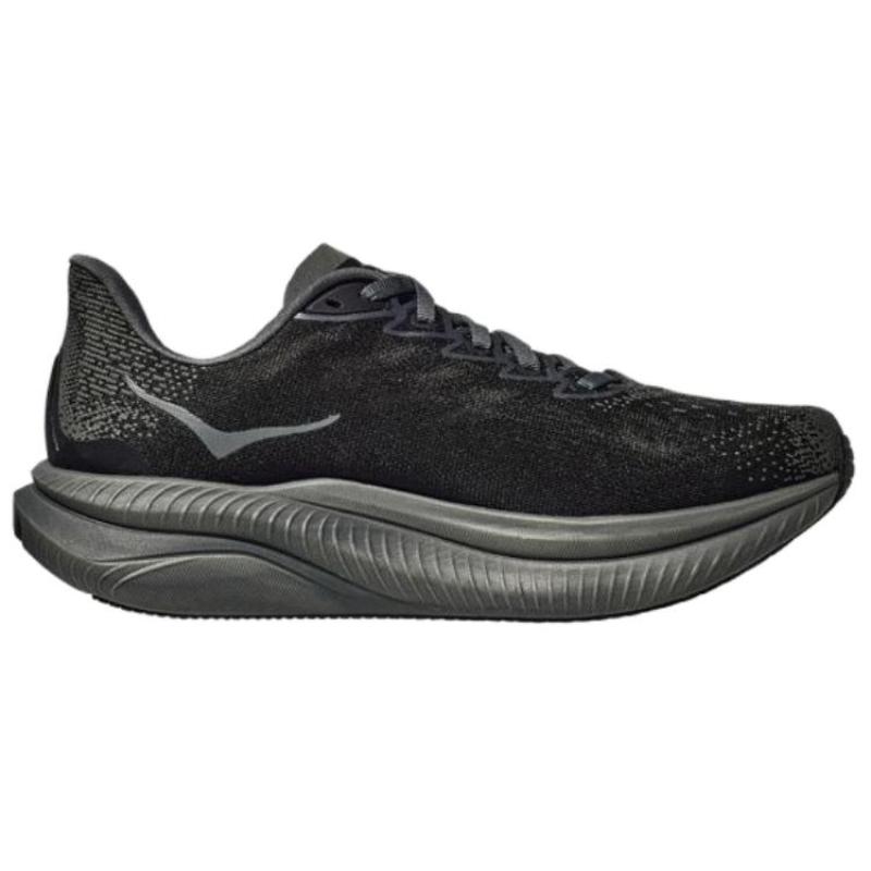 HOKA ONE ONE MACH 6 Slip Resistant Abrasion Resistant Low top Training Racing Running Shoes Men's Black Sneakers 1164032-BBLC