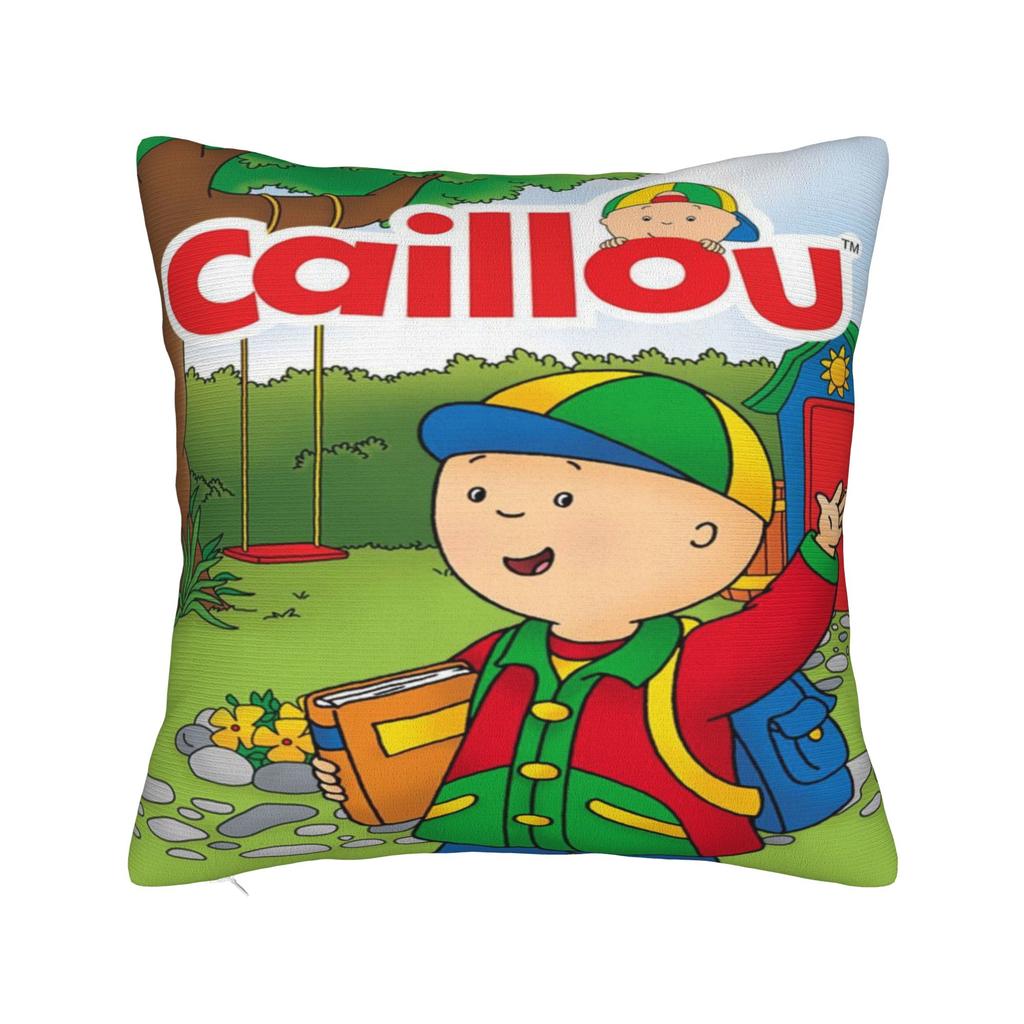 Federa per Cuscino Stampa Baby Friend C-Caillou Copricuscino Copricuscini Arredamento Casa Y2K con Zip Multitasca