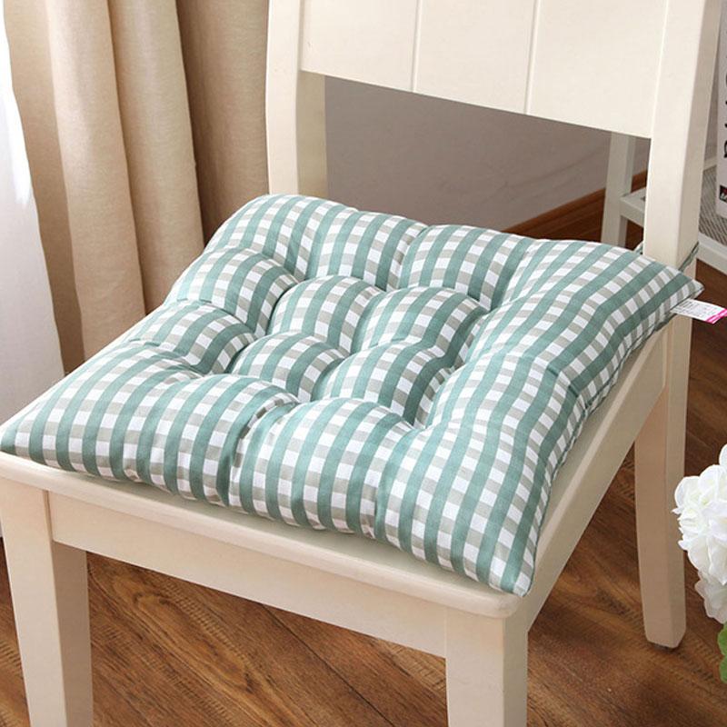 1Pc With Strap Office Supplies Cushion Winter 40x40CM Thicken Window Seat Cushion Warm Cotton Pad Student Fart Pad