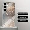 Nuova custodia per telefono placcata oro per Samsung Galaxy S26 Ultra S25 Plus S24 S23 S22 fe vetro temperato Texture artistiche patterns