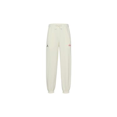 Bestickte Mid-Rise Jogginghose mit Kordelzug Damen Unterteile Weiß FD4804-133