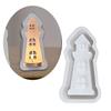 Lighthouse Silicone Candle Stand Molds for Candlestick Tealight Holder Gypsum Decoration Epoxy Resin Silicone Molds