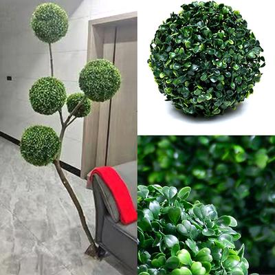 Eco-Friendly Artificial Plant Grass Ball Realistic Appearance Decorative Ball Courtyard Garden Home Decoration