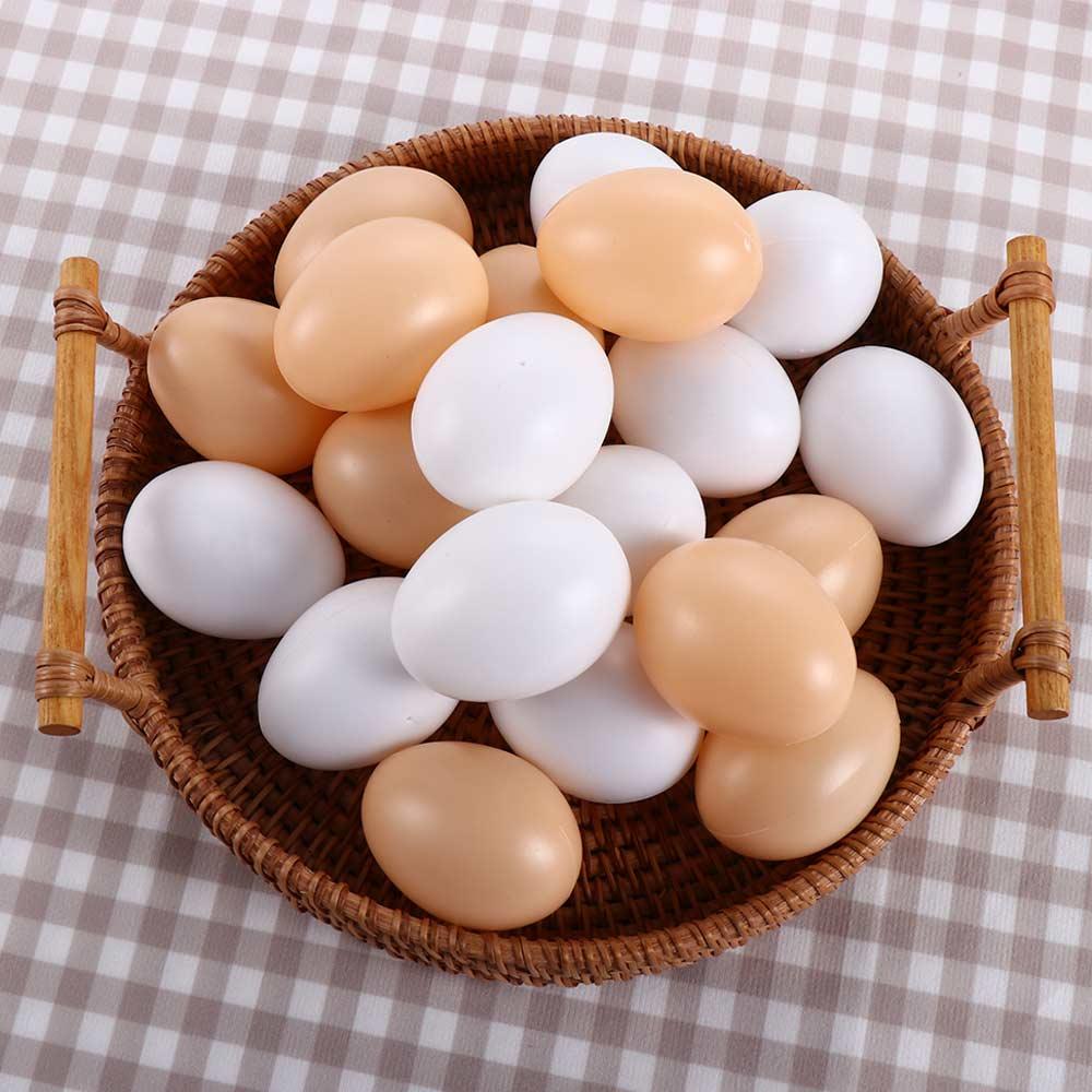 Simulation Hen Poultry Party Supplies Easter Egg Fake Eggs Educational Toy Artificial Eggs